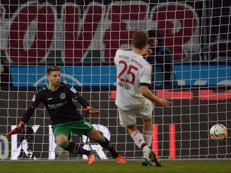 Müde Bayern gewinnen 1:0 in Hannover – Müller trifft