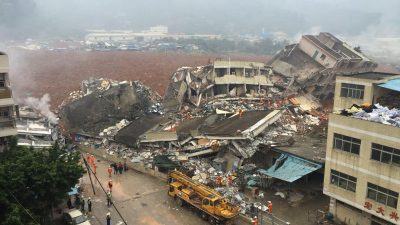 Mehr als 90 Vermisste nach Erdrutsch im Südchina