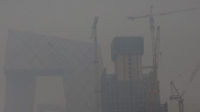 Erneut starker Smog in Peking und Nordchina