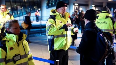 Sprengstoff-Verdacht an schwedischem Flughafen