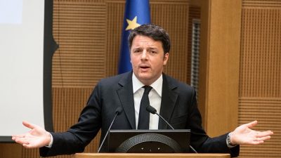 Italiens Ex-Ministerpräsident Renzi legt auch Posten als Parteichef nieder