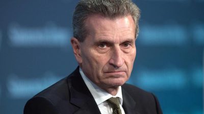 EU-Kommissar Oettinger fordert härtere Gangart mit Polen