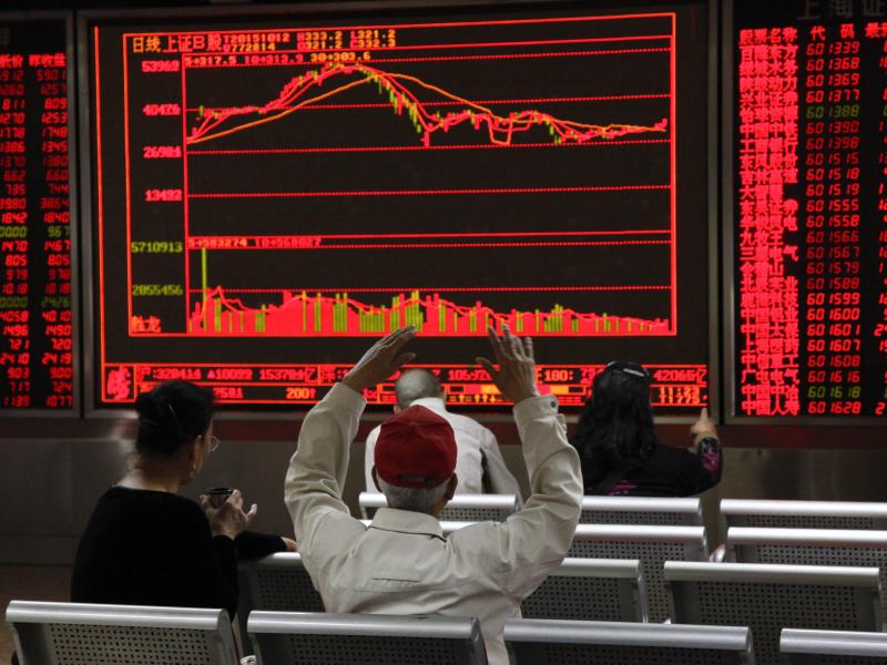 Aktienhandel in China erstmals komplett gestoppt