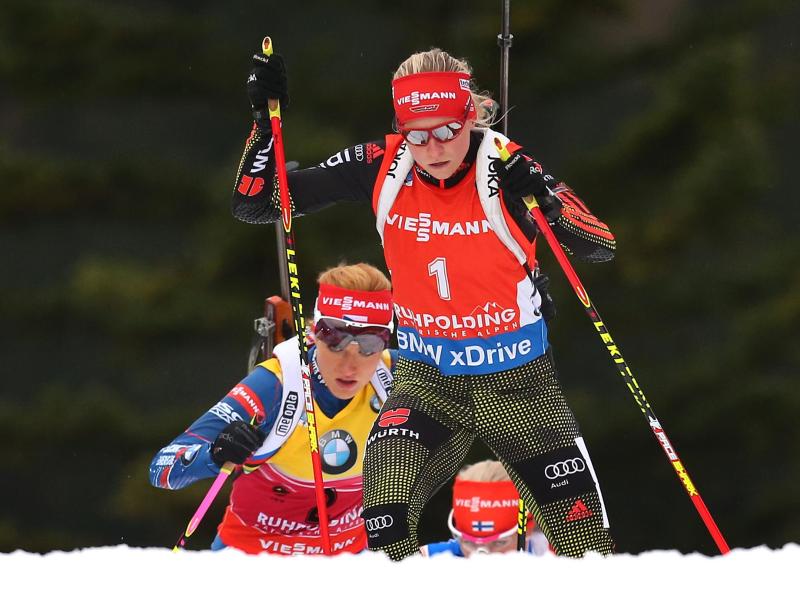 Hildebrand und Dahlmeier Favoritinnen im Biathlon-Einzel