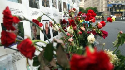 Ukraine erinnert an Opfer der Maidan-Proteste