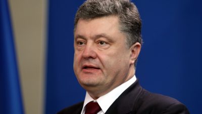 Poroschenko bittet USA in Telefonat mit Trump um Unterstützung der Ukraine