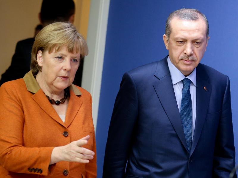 Merkel zu Gesprächen über Flüchtlingskrise in Ankara