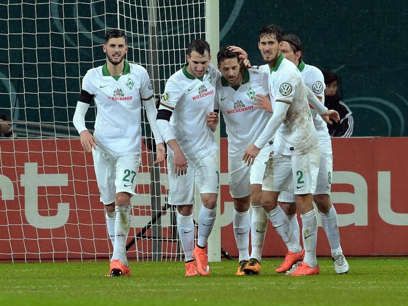 Sechster Pokal-Sieg gegen Leverkusen: Bremen im Halbfinale