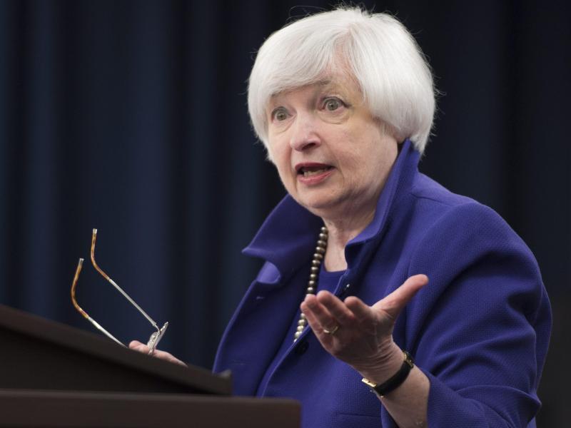 Notenbankchefin Yellen warnt vor Konjunktur-Risiken