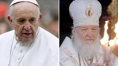 Historisches Treffen von Papst Franziskus und Patriarch Kirill