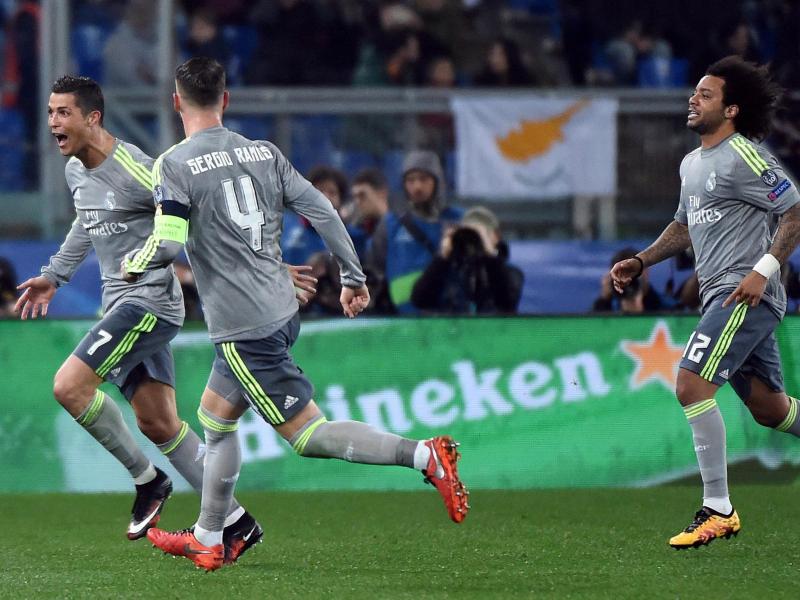 Real siegt 2:0 bei AS Rom – Ronaldo mit Kunstschuss
