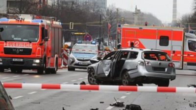 Berlin: Autobombe tötet Mann – Weiträumige Straßensperrungen im Westen der Stadt