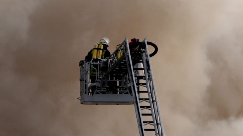 Großbrand bei „Wiesenhof“ in Niedersachsen