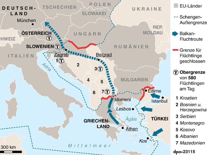 Hintergrund: Die Balkanroute