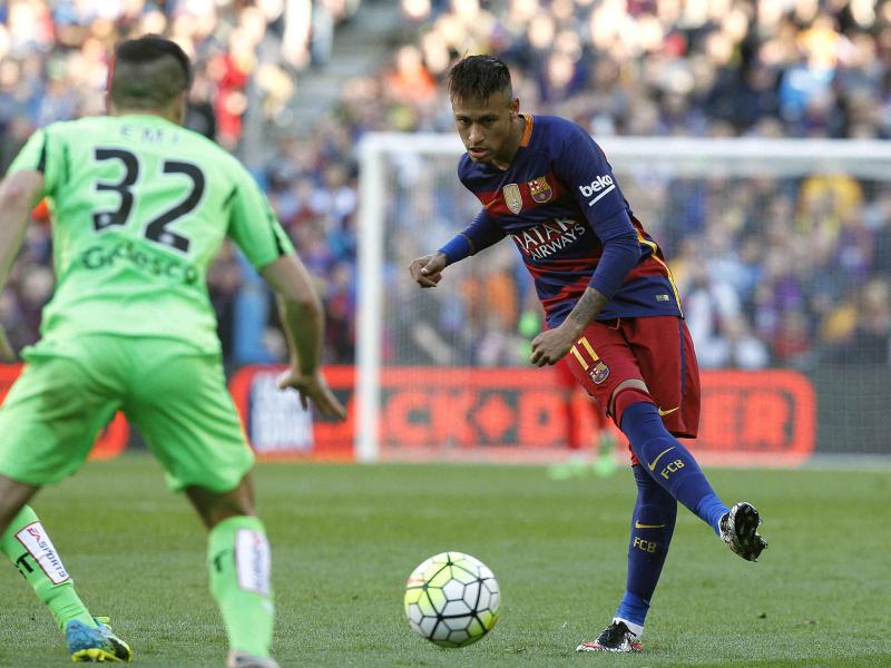 Neymar-Doppelpack bei Barça-Kantersieg über Getafe