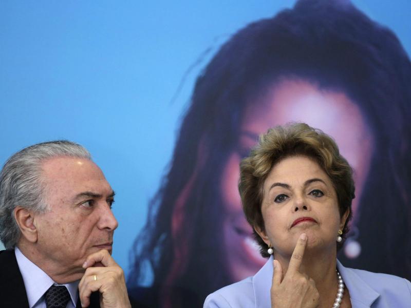 Massendemonstrationen gegen Brasiliens Präsidentin