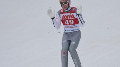 Skispringer Freund Vierter in Planica
