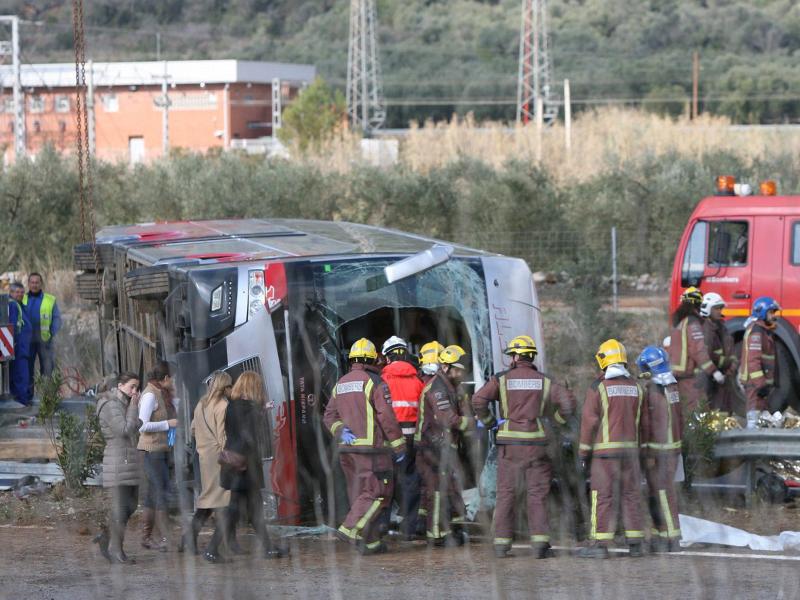 14 Tote bei Busunglück im Nordosten Spaniens