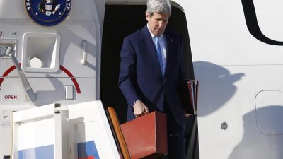 US-Außenminister Kerry trifft Putin zu Gesprächen in Moskau