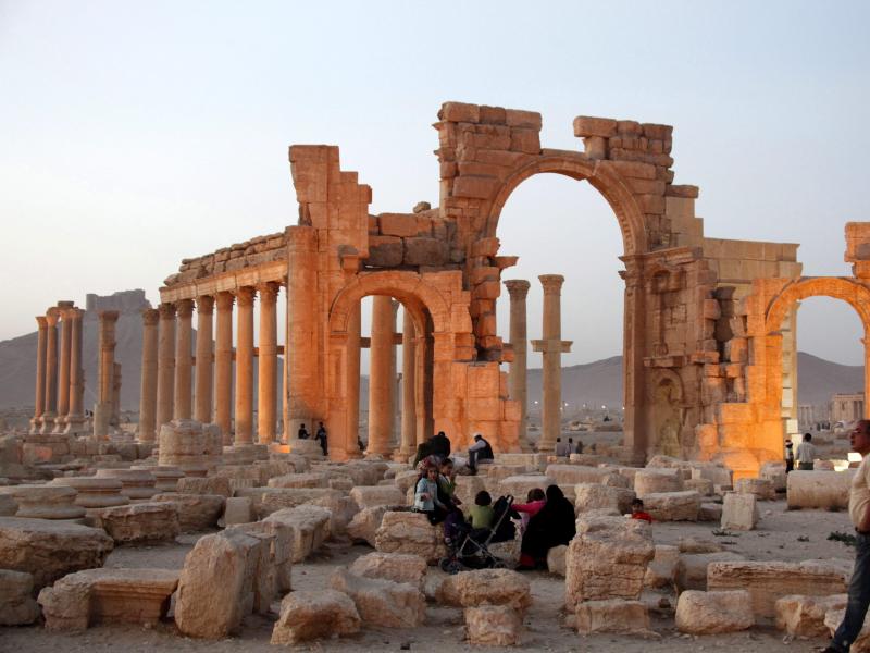 Palmyra nach IS-Zerstörung: Syrien will Welterbe wieder aufbauen