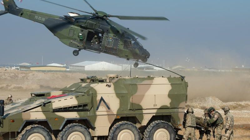 Bundeswehrhubschrauber in Afghanistan beschossen