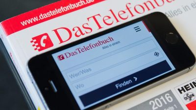 Das gedruckte Telefonbuch ist immer noch beliebt