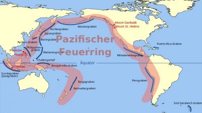 Ein tektonisches Pulverfass: Der Pazifische Feuerring