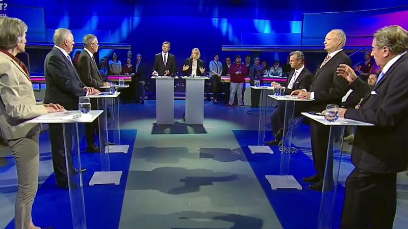 Live-Stream ORF-2: Elefantenrunde vor Bundespräsidentenwahl in Österreich