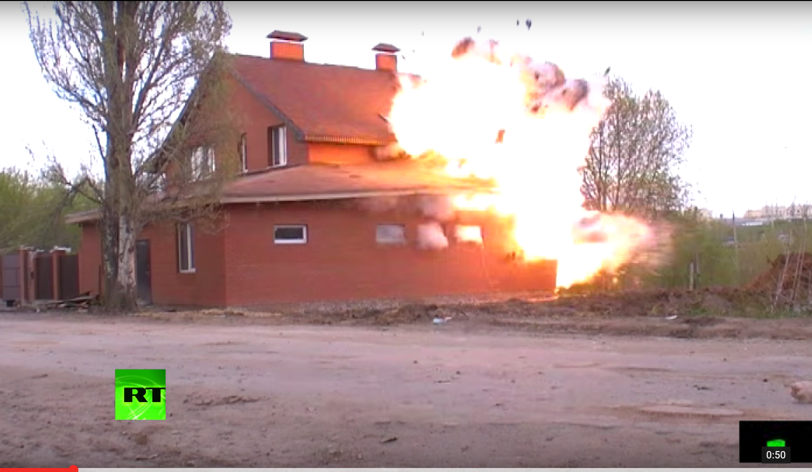 Illegale muslimische Gebetshalle in Russland gesprengt mit dort gefundenen Explosivstoffen (Video)