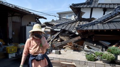 18:25 Uhr MEZ: Weiteres starkes Nachbeben in Japan
