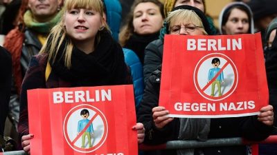 300 Menschen demonstrieren in Magdeburg gegen Rechtsextreme