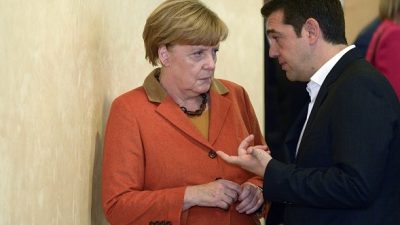 Tsipras spricht mit Merkel über griechischen Schuldenberg von 315 Milliarden Euro