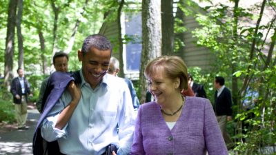 Obama nennt Kanzlerin Merkel „meine Freundin“