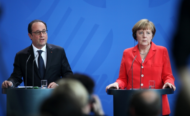 Hollande lobt Zusammenarbeit mit Merkel