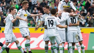 Gladbach wieder auf Champions-League-Kurs: 5:0 gegen Hertha