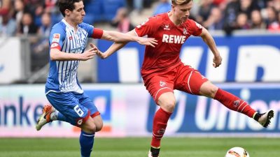 1:1 gegen Köln: Hoffenheim aus der Abstiegszone raus