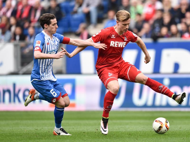 1:1 gegen Köln: Hoffenheim aus der Abstiegszone raus
