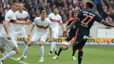 Bayern nach 3:1 in Stuttgart auf dem Weg zum nächsten Titel