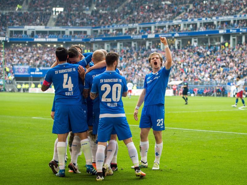 Aufsteiger Darmstadt beendet Sieglosserie: 2:1 in Hamburg