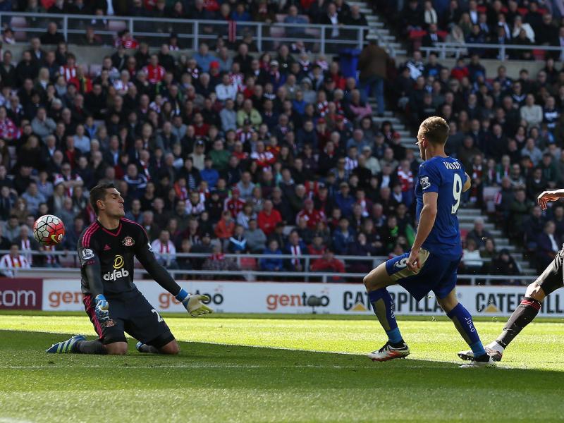 Vardy schießt Leicester City in Richtung Titelgewinn
