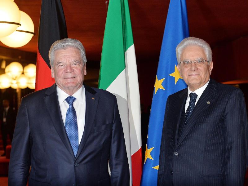 Gauck fordert in Turin Reform des europäischen Asylsystems