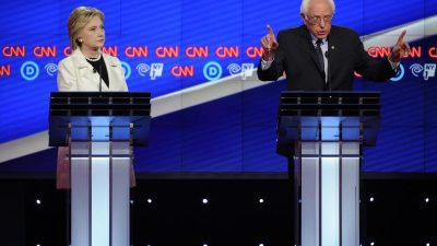 Clinton und Sanders mit hitziger Debatte vor New-York-Wahl