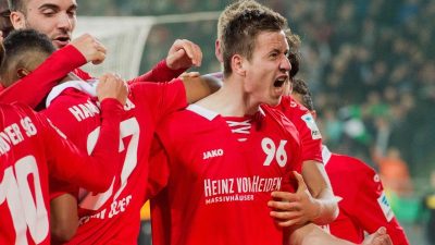 Hannover gibt nicht auf: 2:0 gegen schwache Gladbacher