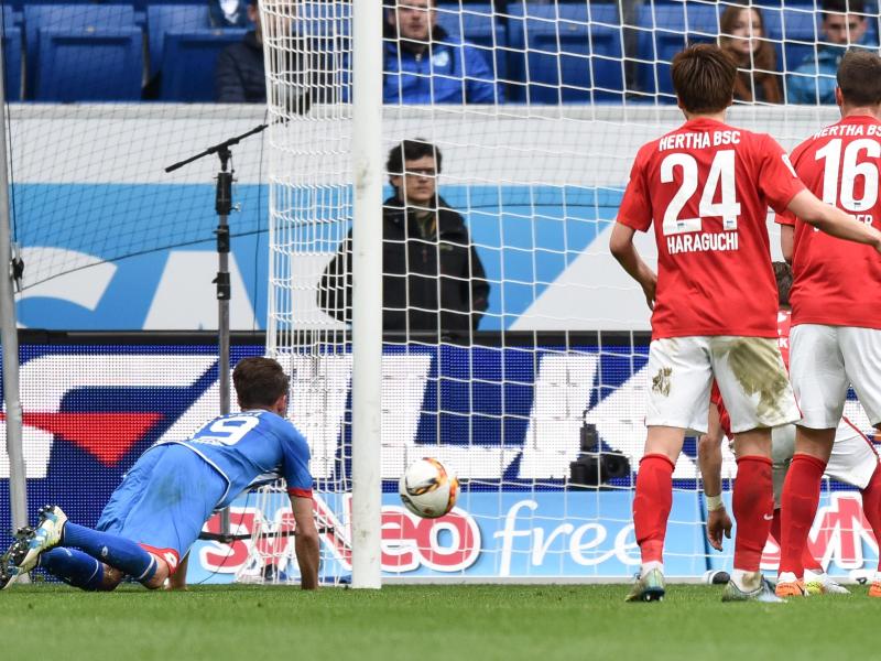 1:2 in Hoffenheim: Hertha BSC rutscht auf Platz vier ab