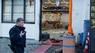 Explosion in hinduistischem Gebetshaus in Essen