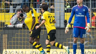 Dortmund baut Frust ab: HSV nach 0:3 wieder in Not