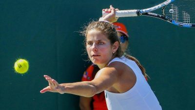 Julia Görges im Achtelfinale beim Turnier in Stuttgart