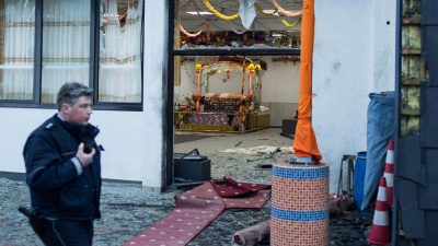 Anschlag auf Sikh-Gebetshaus: Polizei sieht „Terrorakt“