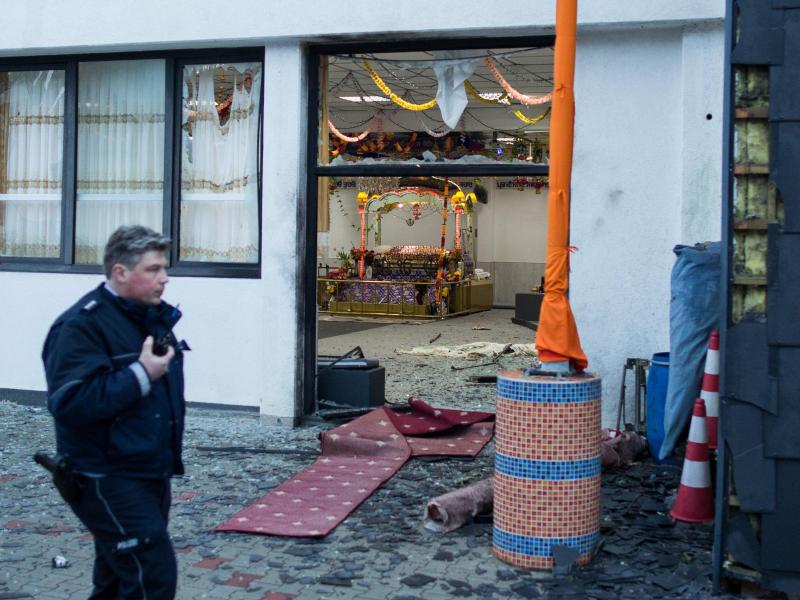 Anschlag auf Sikh-Gebetshaus: Polizei sieht „Terrorakt“