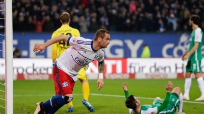 Lasogga schießt HSV aus dem Keller – 2:1 gegen Bremen